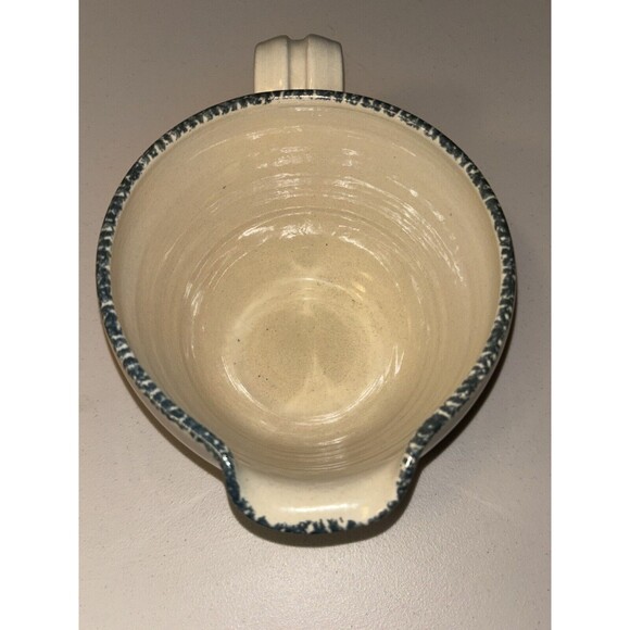 Vintage Casey Pottery Mixing Batter Bowl Apple Farmhouse Stoneware 1995 Texas - Picture 5 of 6